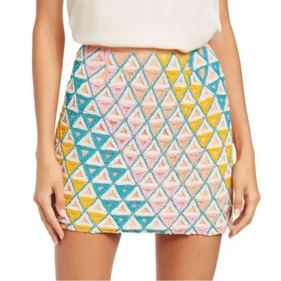 Walter Baker Carrie Skirt in Vera Cruz Beading